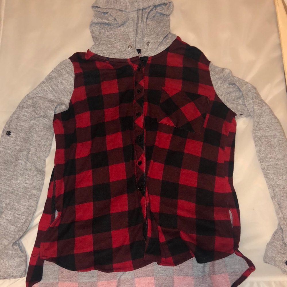 Rue 21 Flannel with hood